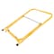 Adiroffice Single Axel Cable Foldable Caddy for Spools up to  20 in. Diameter, 100 lbs. Capacity, Yellow ADI695-01-YEL-MK - alternate 4